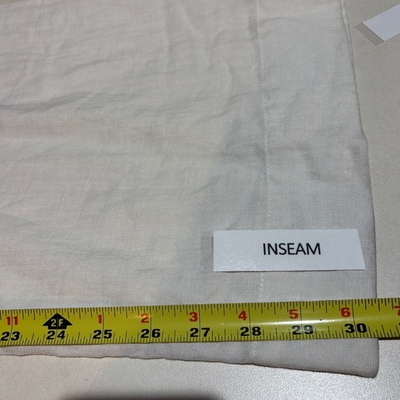 NIA Women Wide Leg Linen Elastic Waist Pants Sz S Beach Coastal Breathab… - Picture 11 of 13